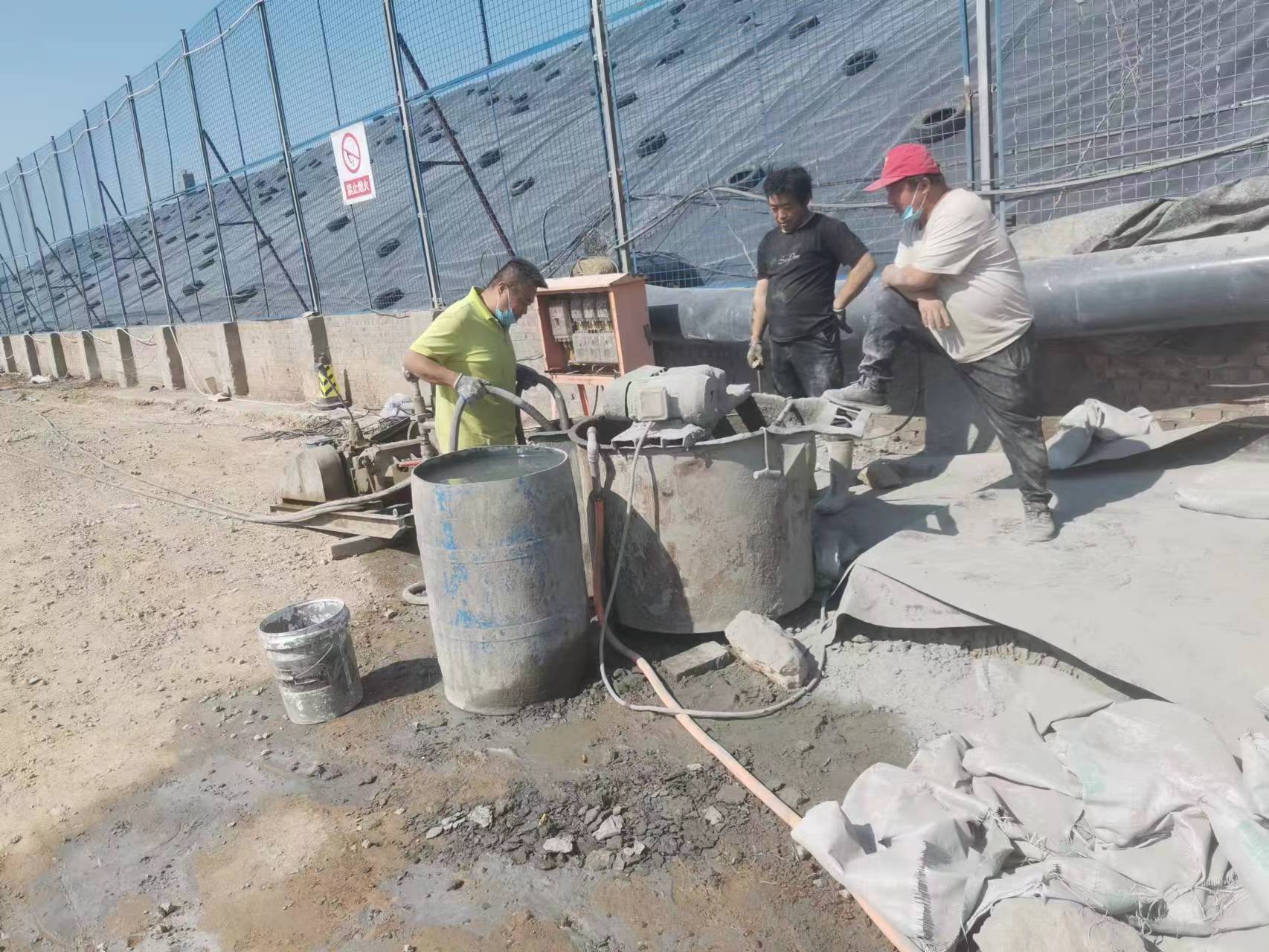 港闸袖阀管注浆